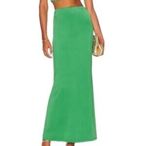 Revolve x Remi Lucy Green Maxi Skirt Size M